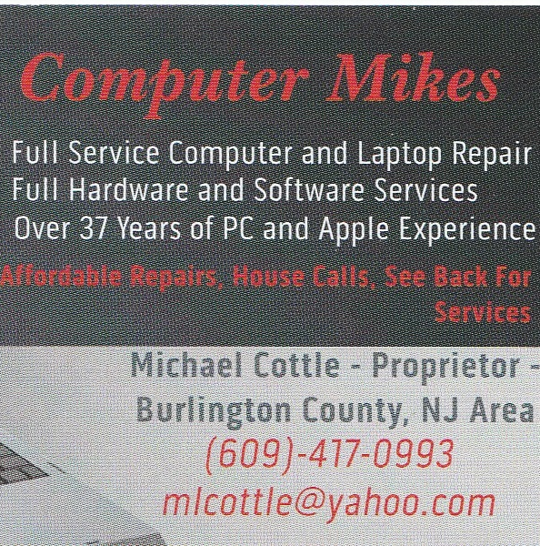 Computer Mikes | 143 Almond Ave., Browns Mills, New Jersey 08015, United States | Phone: (609) 417-0993
