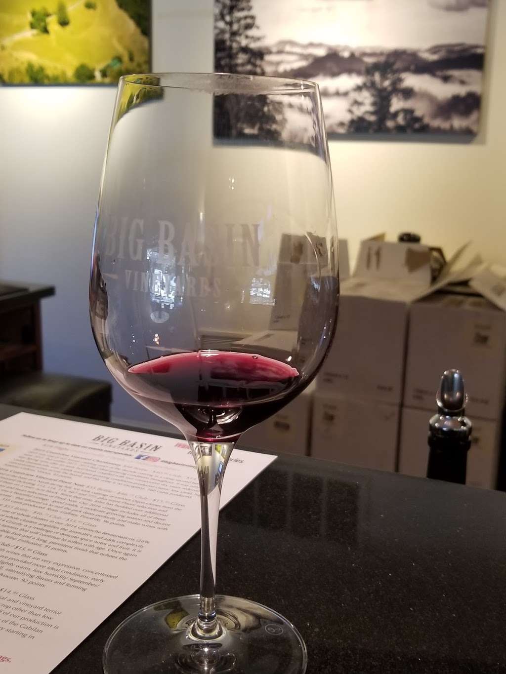 Big Basin Vineyards - Tasting Room | 14598 Big Basin Way Suite B, Saratoga, CA 95070, USA | Phone: (408) 564-7346