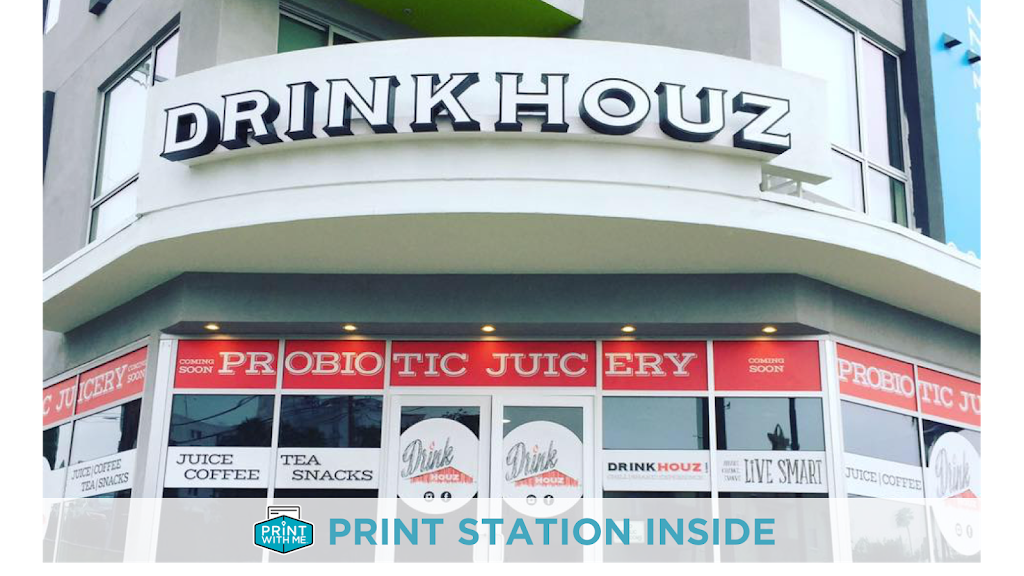 PrintWithMe Print Kiosk at Drink Houz | 3231 W Temple St, Los Angeles, CA 90026, USA | Phone: (773) 797-2118