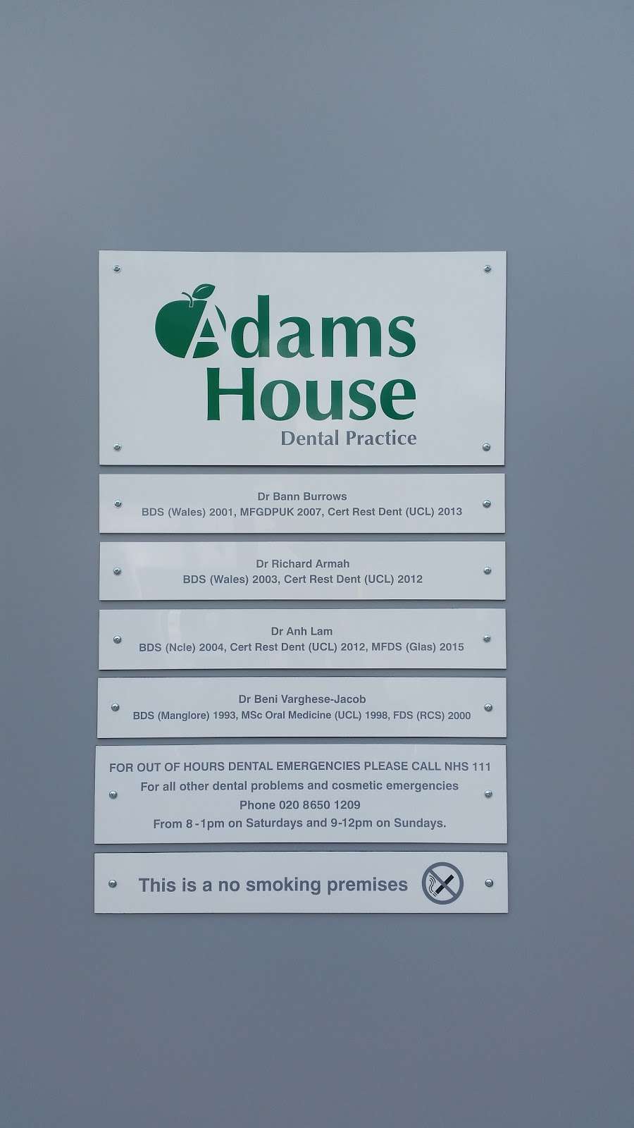 Adams House Dental Practice | 215-217 Petts Wood Rd, Orpington BR5 1LA, UK | Phone: 01689 831814