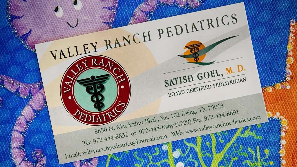 Valley Ranch Pediatrics | 8850 N MacArthur Blvd, Irving, TX 75063, USA | Phone: (972) 444-8632