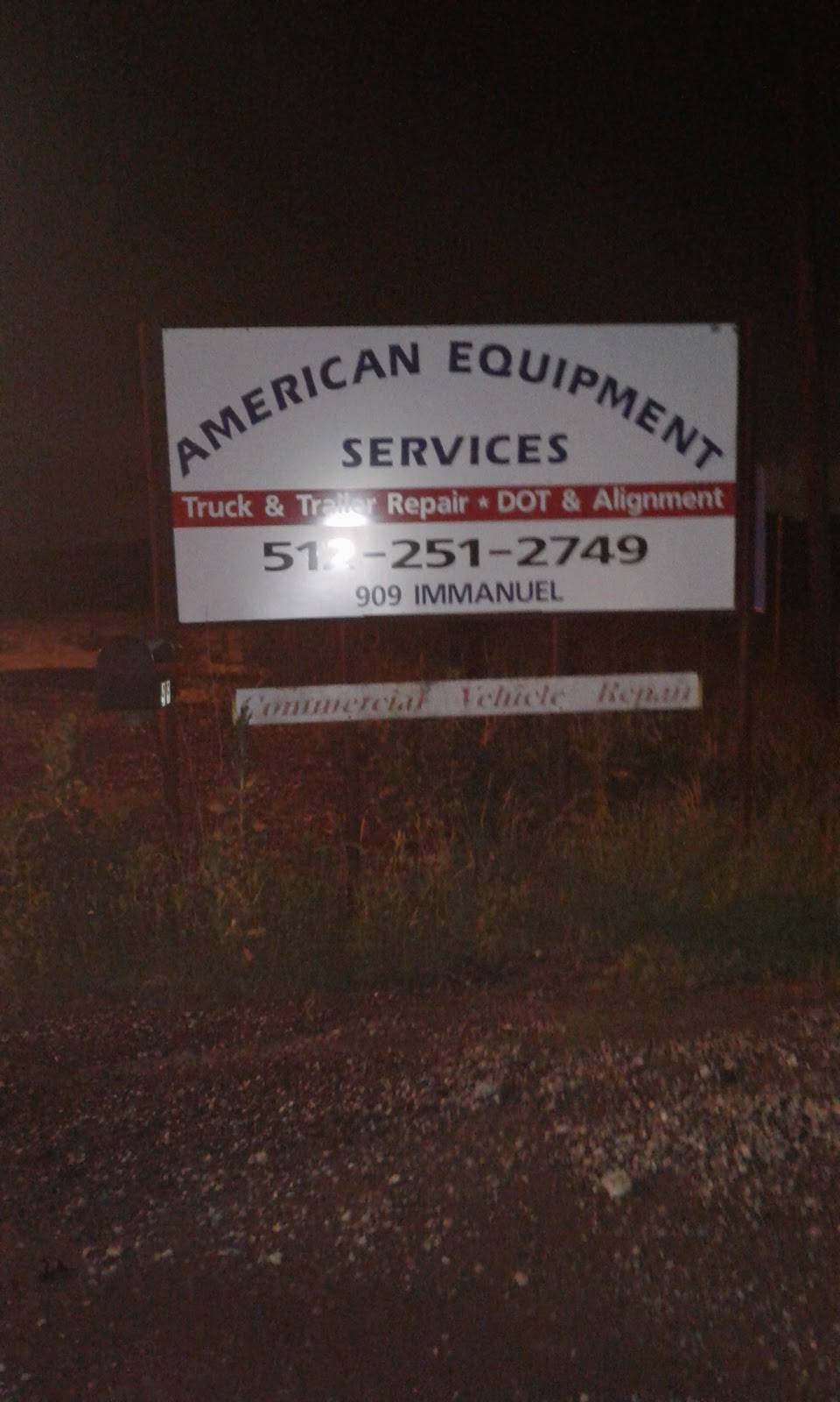 American Equipment Services | 909 Immanuel Rd, Pflugerville, TX 78660, USA | Phone: (512) 251-2749