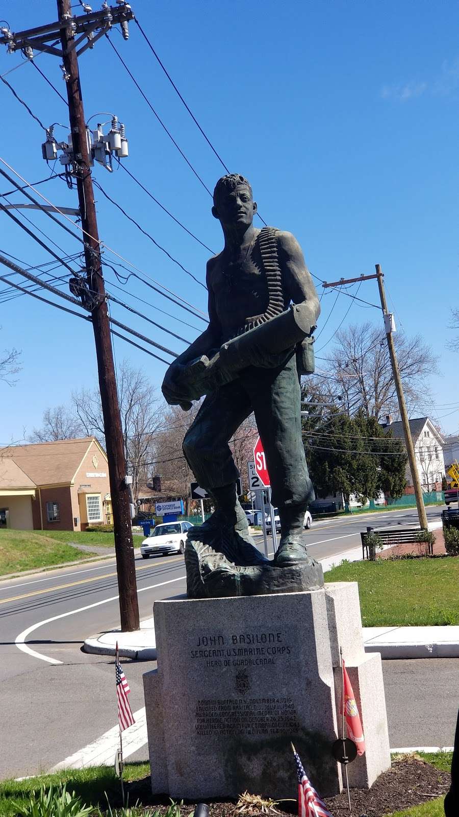 Basilone Statue and Park | Raritan, NJ 08869, USA