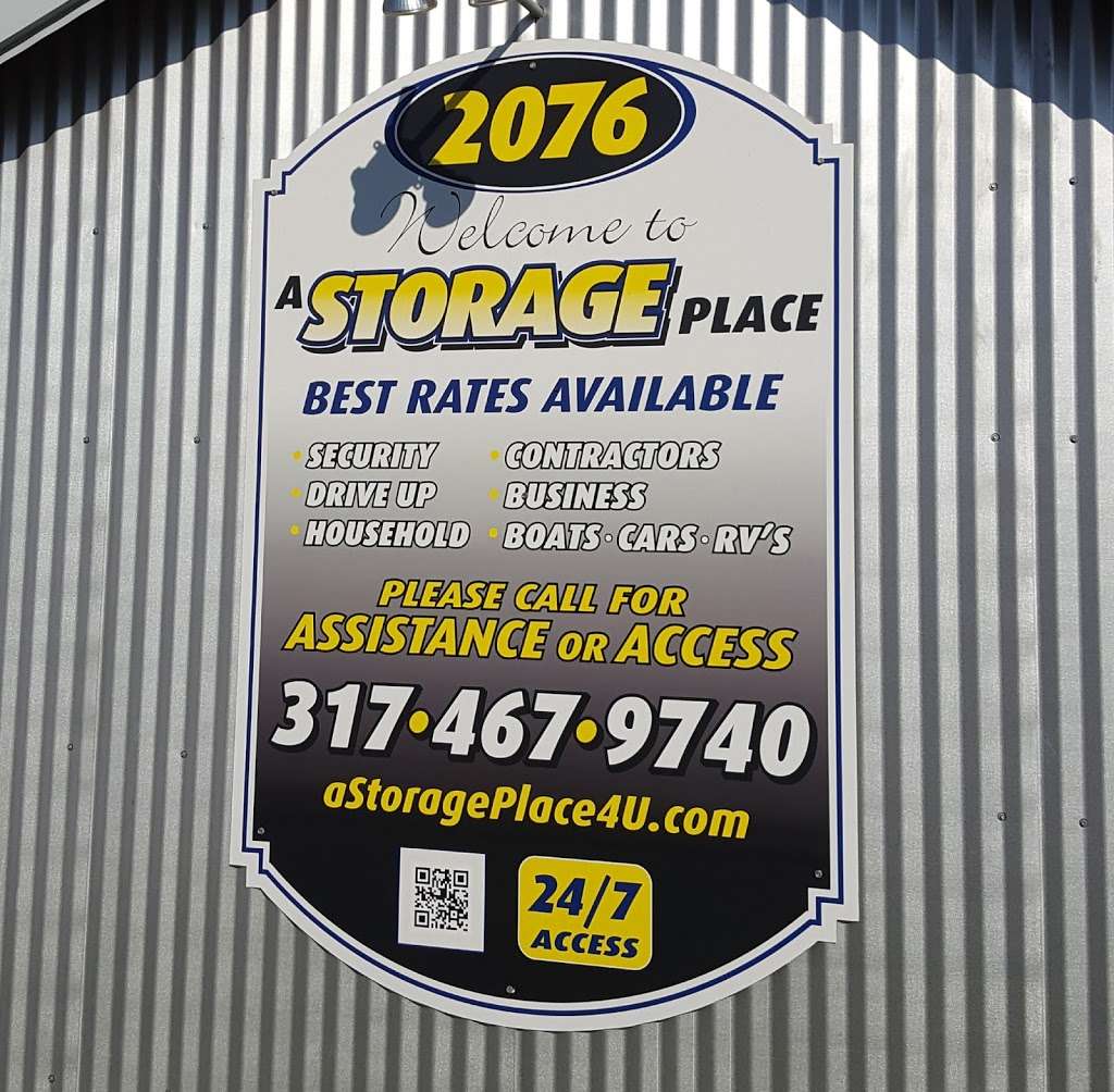 A Storage Place | 2076 E Main St Suite 102, Greenfield, IN 46140, USA | Phone: (317) 467-9740