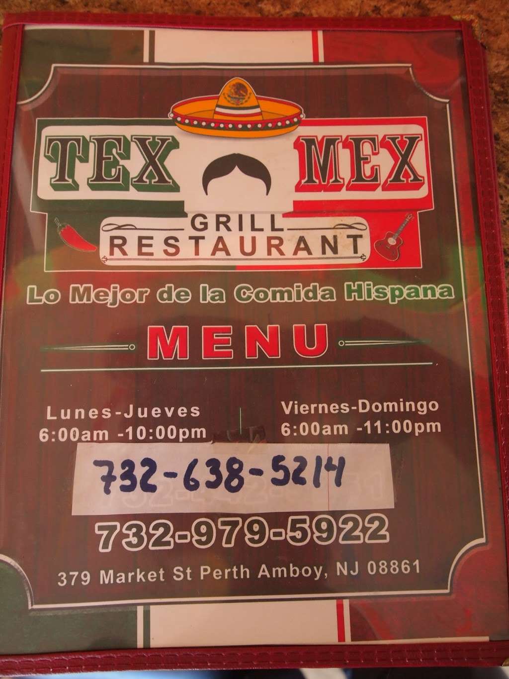 Tex Mex Grill | 379 Market St, Perth Amboy, NJ 08861 | Phone: (732) 638-5214