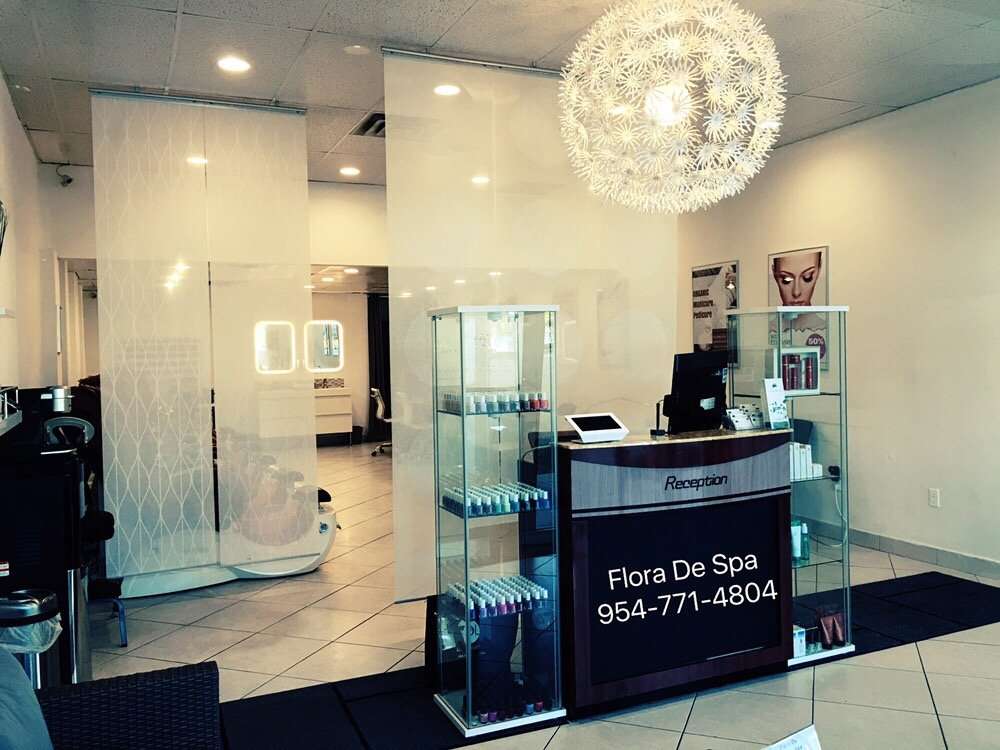 Flora De Nails & Spa | 1751 E Commercial Blvd, Fort Lauderdale, FL 33334, USA | Phone: (954) 771-4804