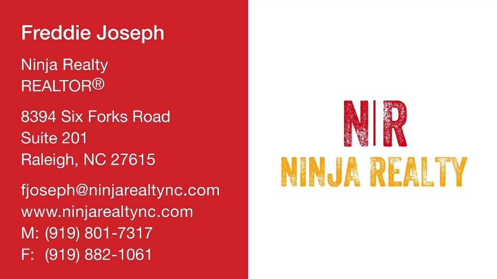 Freddie Joseph at Ninja Realty | 113 Havelock Ct, Apex, NC 27539, USA | Phone: (919) 801-7317