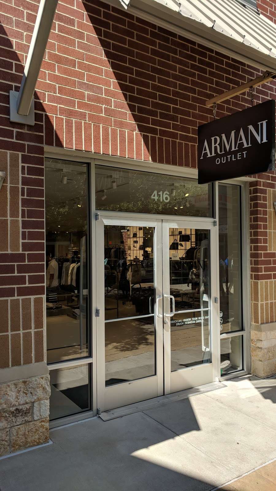 Armani Outlet | 29300 Hempstead Rd Space 1017, Cypress, TX 77433, USA | Phone: (281) 256-0138
