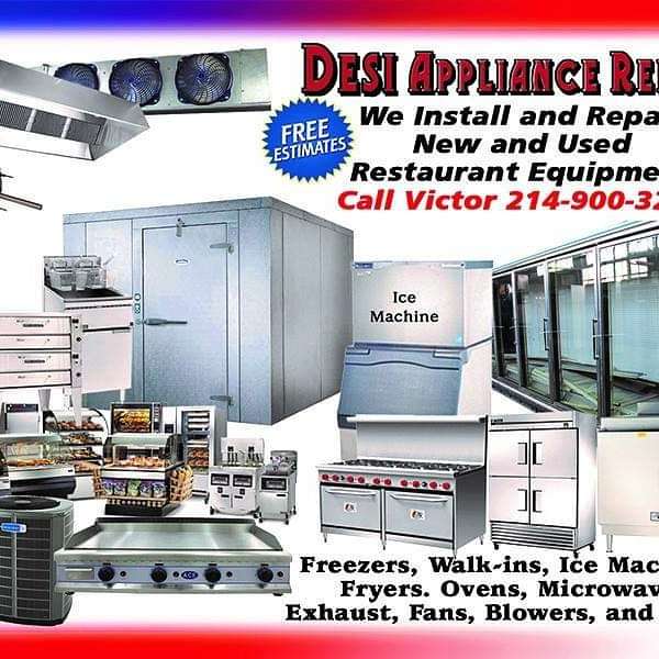 Desi Appliences sales n service | 1411 E Campbell Rd #200, Richardson, TX 75081, USA | Phone: (214) 900-3270