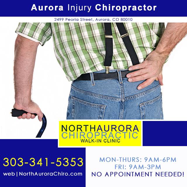 North Aurora Chiropractic Walk-in Clinic | 2499 Peoria St, Aurora, CO 80010, USA | Phone: (303) 341-5353