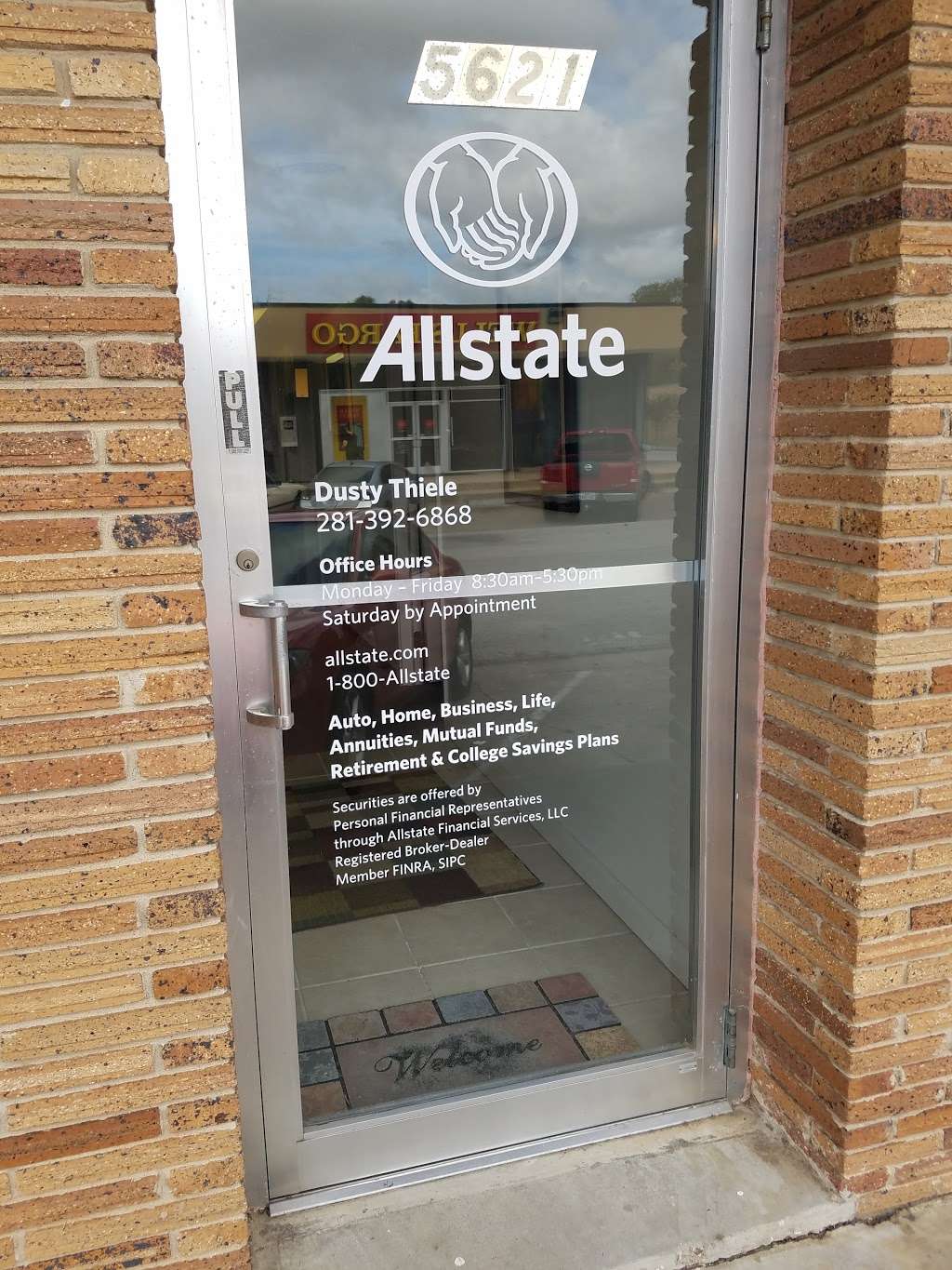 Dusty Thiele: Allstate Insurance | 5621 3rd St Ste A, Katy, TX 77493, USA | Phone: (281) 392-6868