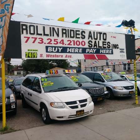 Rollin rides auto sale inc | 7419 S Western Ave, Chicago, IL 60636, USA | Phone: (773) 254-2100