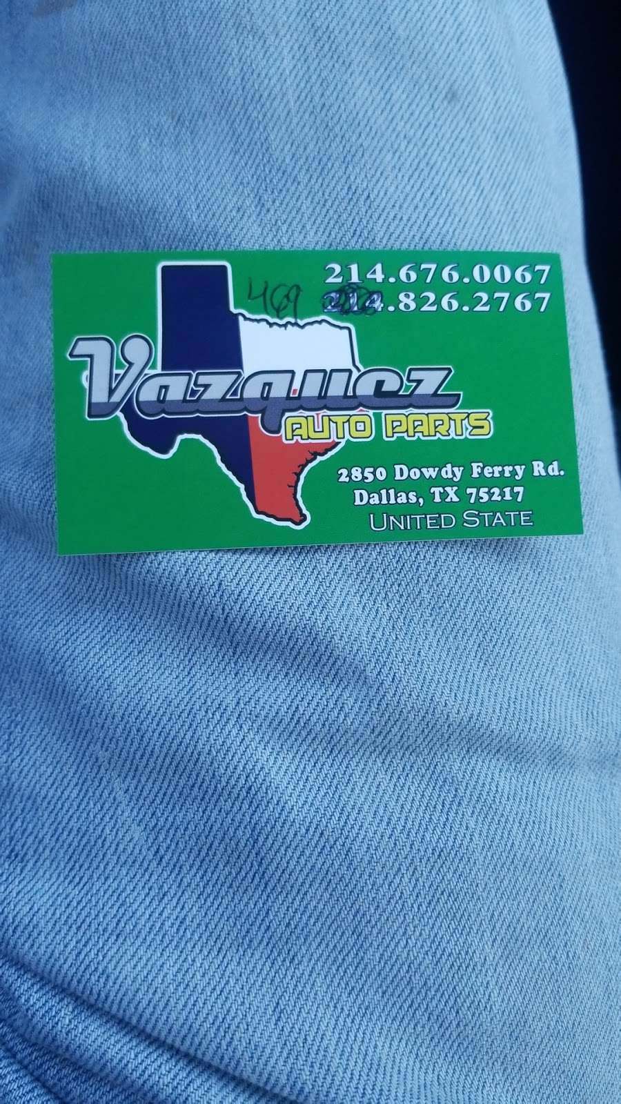 Vazquez Auto Parts | 2850 Dowdy Ferry Rd, Dallas, TX 75217, USA | Phone: (214) 676-0067