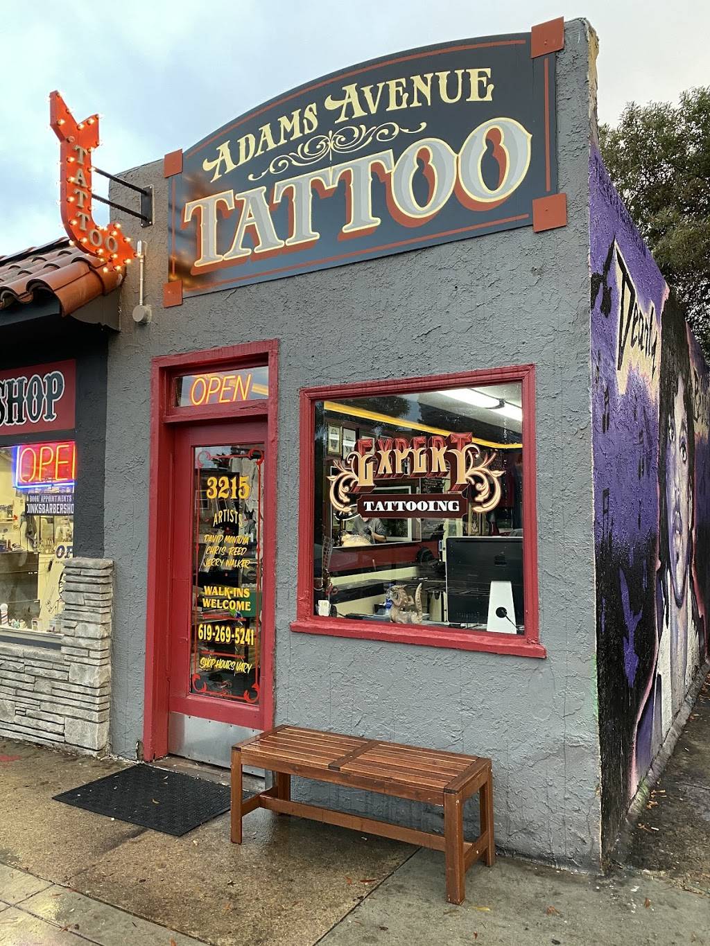 Adams Avenue Tattoo | 3215 Adams Ave, San Diego, CA 92116, USA | Phone: (619) 269-5241