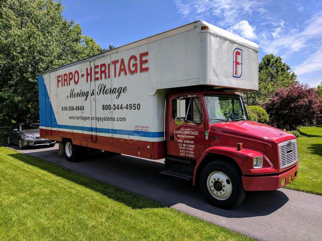 Firpo-Heritage Moving Systems | 900 Tryens Rd, Aston, PA 19014, USA | Phone: (610) 358-4949