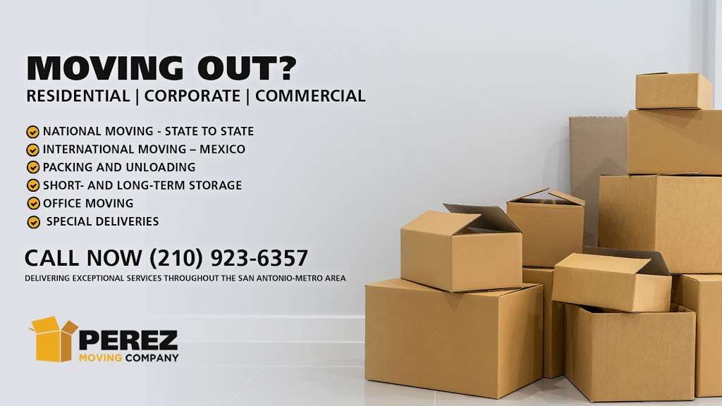 Perez Moving | 424 Moursund Blvd, San Antonio, TX 78221, USA | Phone: (210) 923-6357