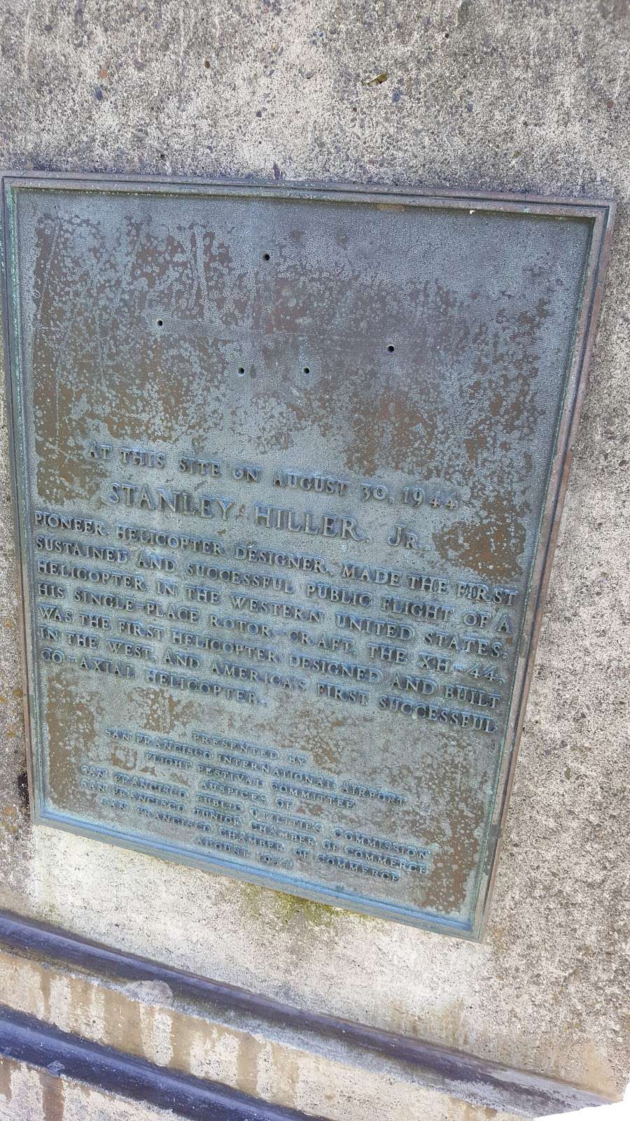 Stanley Hiller Jr memorial | 1936 San Francisco Bay Trail, San Francisco, CA 94123, USA