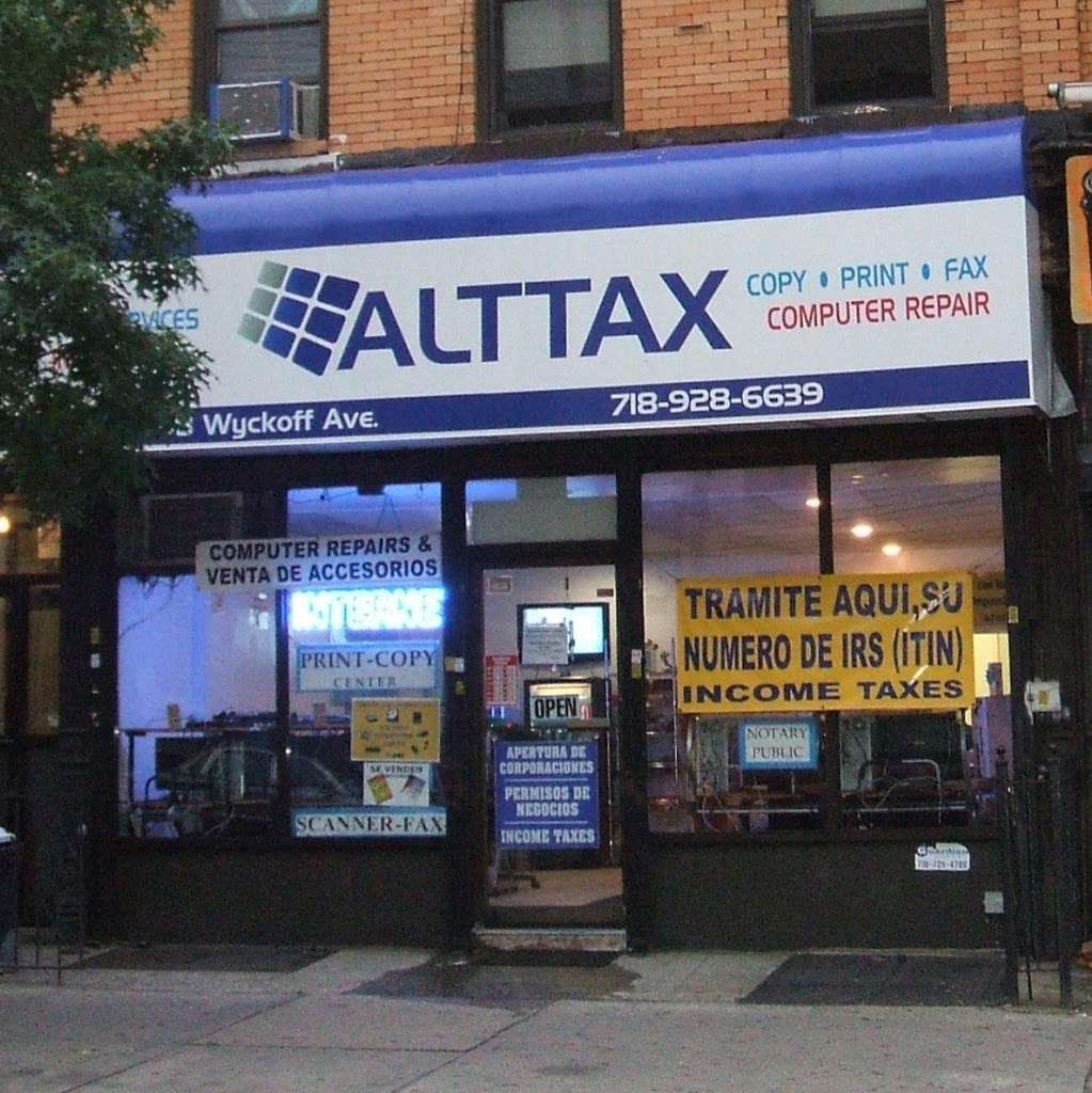 Alttax | 148 Wyckoff Ave, Brooklyn, NY 11237, USA | Phone: (718) 928-6639