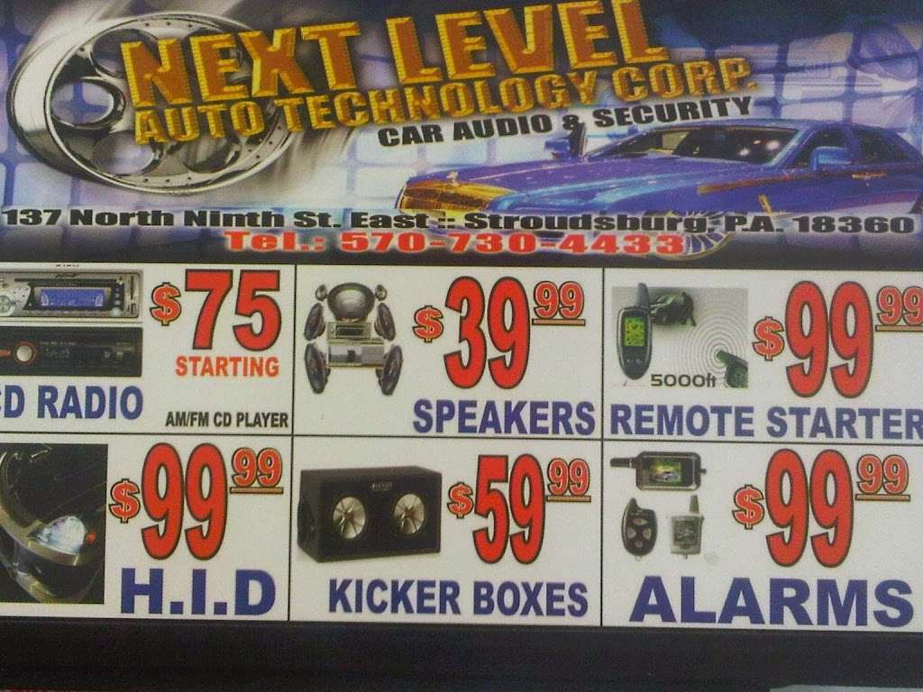 Next Level Tech. Sound And Security | 137 PA-611, Stroudsburg, PA 18360, USA | Phone: (570) 730-4433