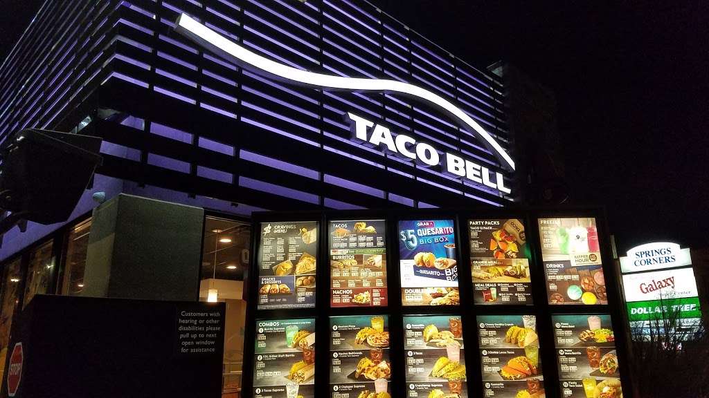 Taco Bell | 2451 Springs Rd NE, Hickory, NC 28601, USA | Phone: (828) 256-3931