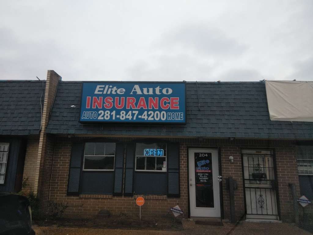 Elite Auto Insurance | 9130 North Fwy #204, Houston, TX 77037, USA | Phone: (281) 847-4200