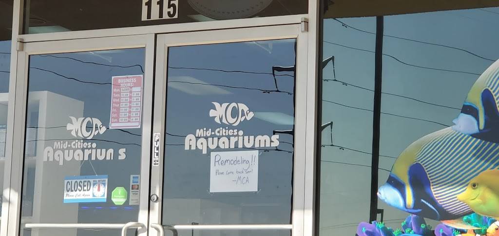 Mid-Cities Aquariums & Bird Shop | 217 Harwood Rd #115, Bedford, TX 76021, USA | Phone: (817) 262-8632