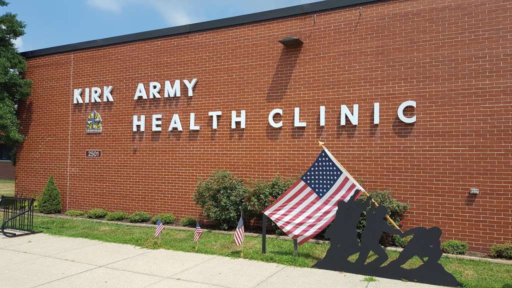 Kirk hospital | 2501 Oakington Rd, Aberdeen Proving Ground, MD 21005 | Phone: (410) 278-5475