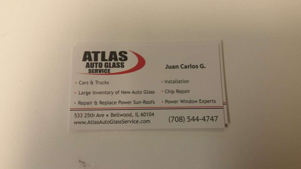 Atlas Auto Glass | 215 25th Ave, Bellwood, IL 60104, USA | Phone: (708) 544-4747