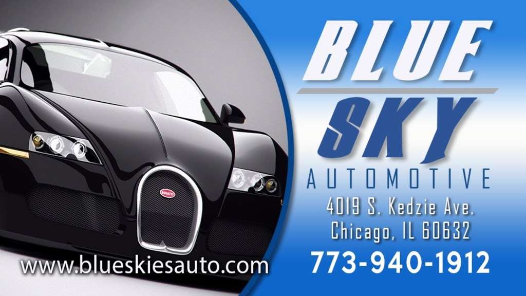 Blue Sky Automotive Enterprises | 4019 S Kedzie Ave, Chicago, IL 60632, USA | Phone: (773) 940-1912