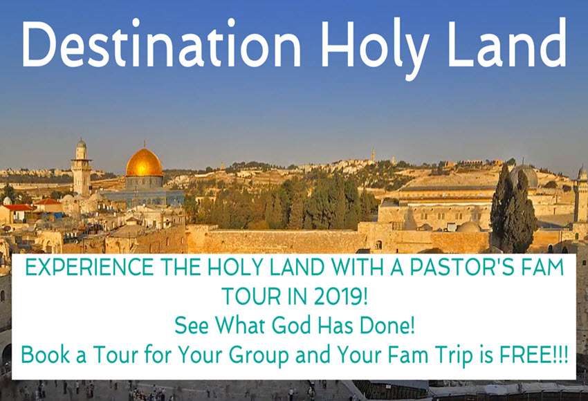 Destination Holy Land Pastor Fam Tours | 36280 Liberty Rd, Murrieta, CA 92563, USA | Phone: (951) 440-9960