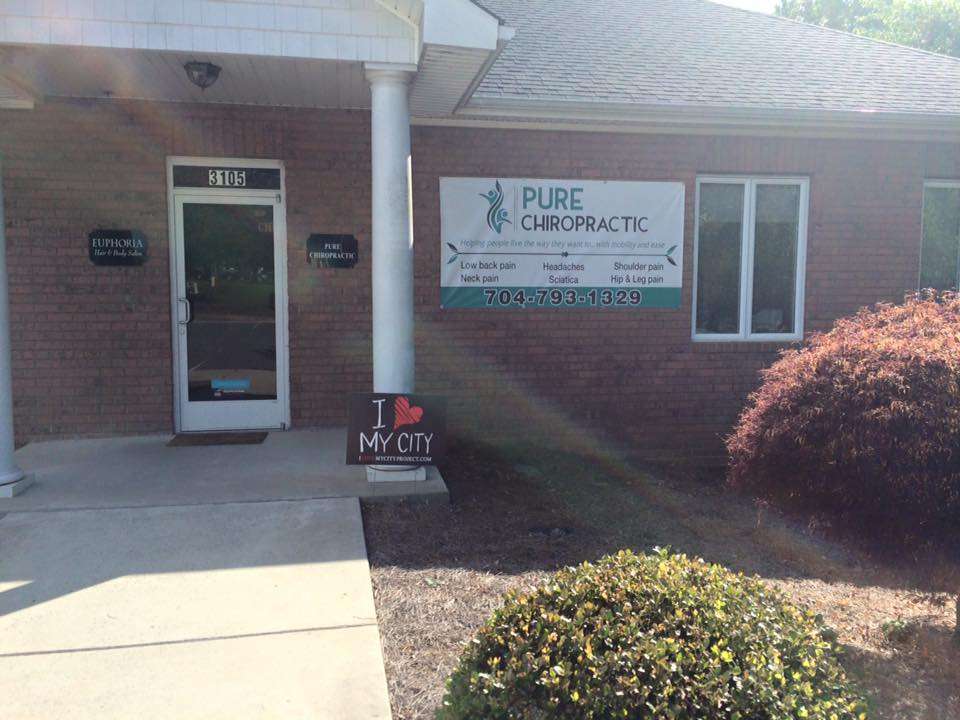 Pure Chiropractic | 3105 Rock Hill Church Rd #101, Concord, NC 28027, USA | Phone: (704) 793-1329