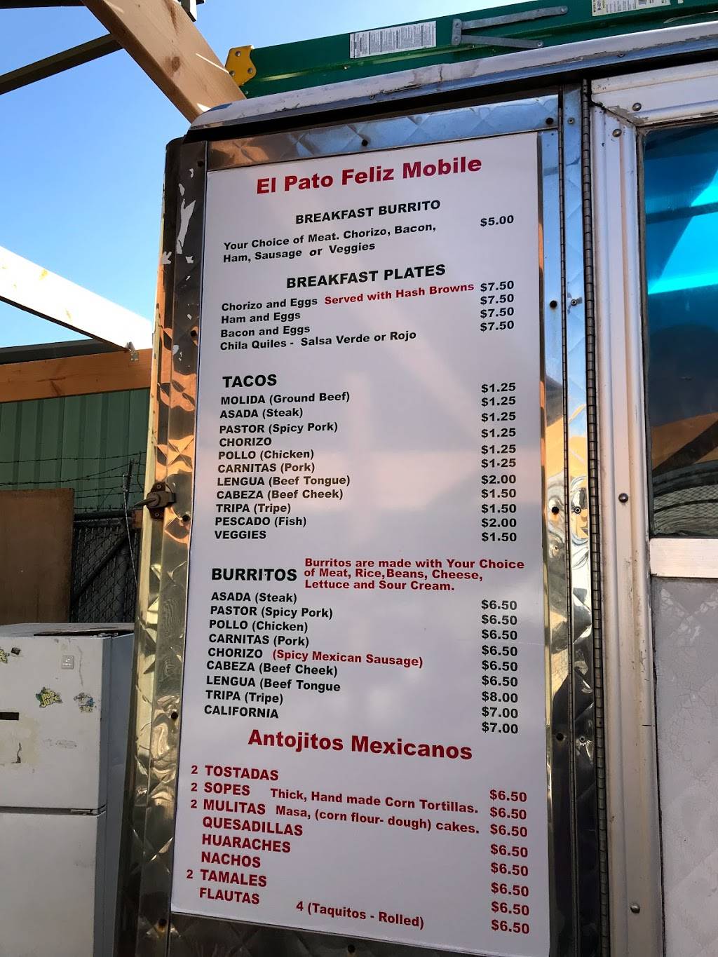 El Pato Feliz Mobile | 5523 SE 28th Ave, Portland, OR 97202 | Phone: (503) 754-4675