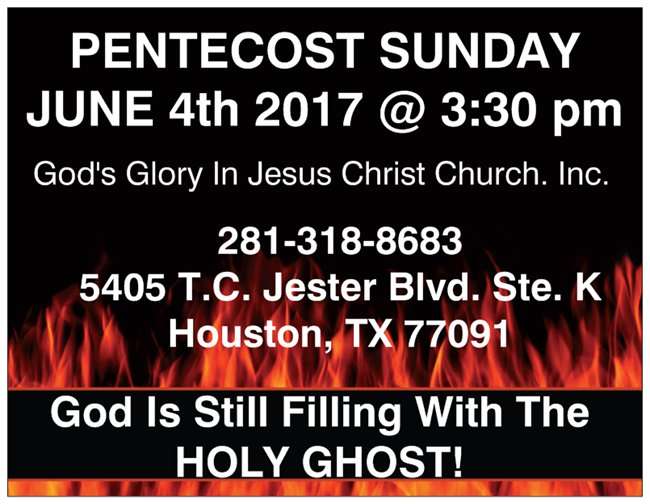 Gods Glory In Jesus Christ Church, Inc. | 7227 Antoine Dr # 7, Houston, TX 77088 | Phone: (281) 318-8683