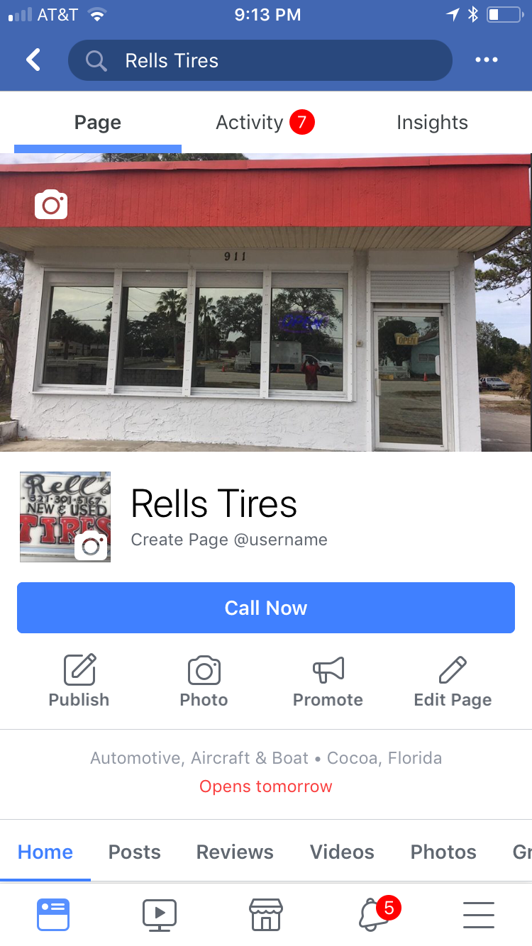 Rell’s Tire Shop | 911 Clearlake Rd, Cocoa, FL 32922, USA | Phone: (321) 301-5167