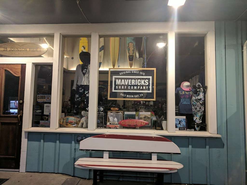 Mavericks Surf Shop | 25 Johnson Pier, Half Moon Bay, CA 94019, USA | Phone: (650) 560-8088