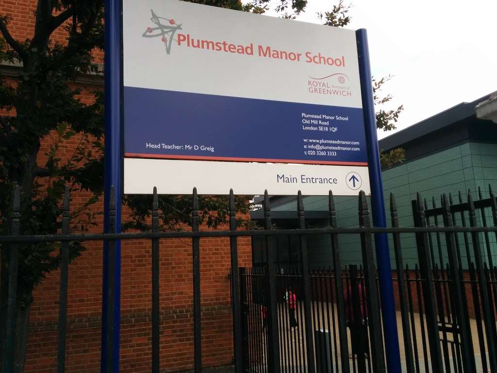 Plumstead Manor School | Old Mill Rd, London SE18 1QF, UK | Phone: 020 3260 3333