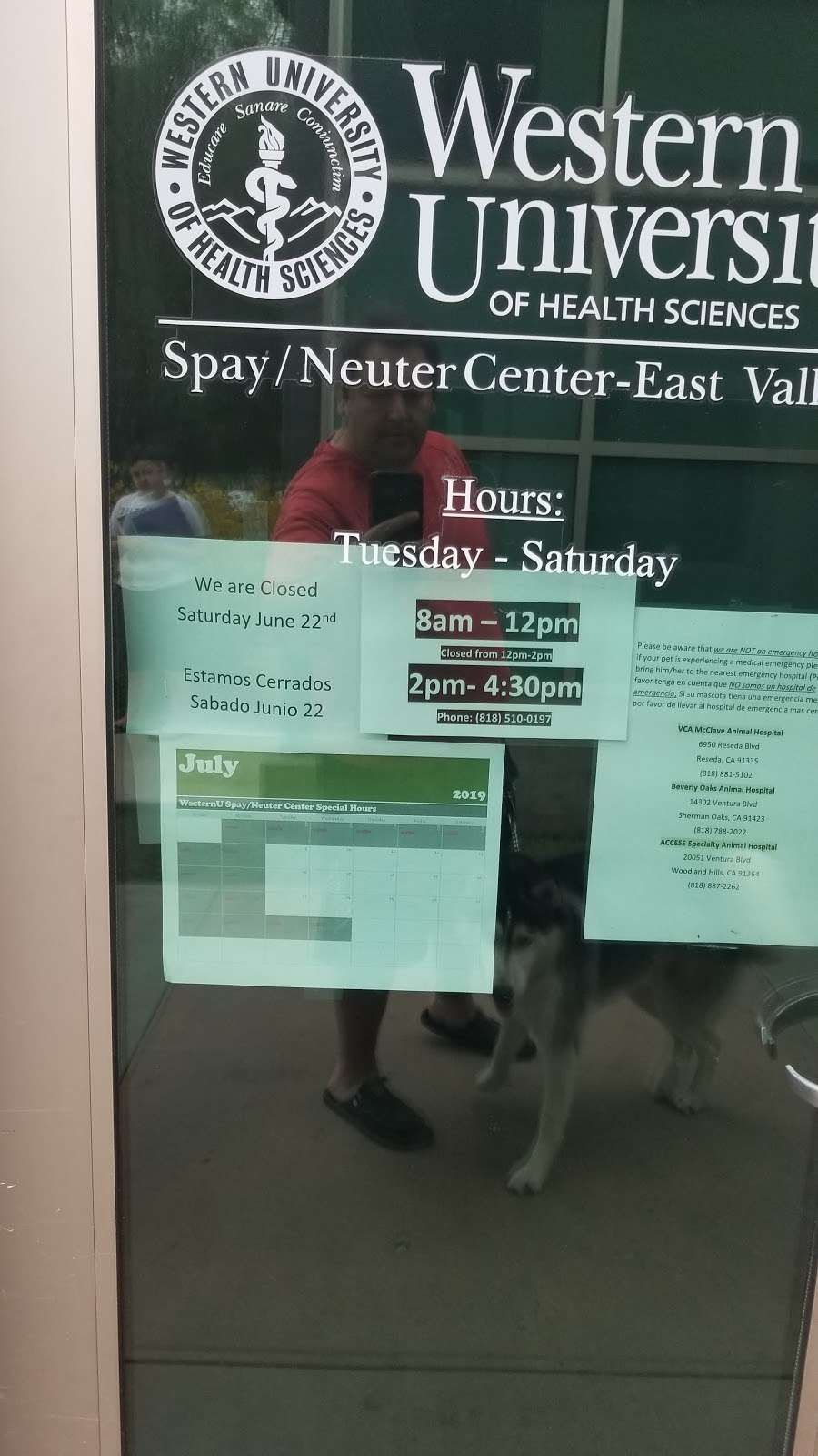 Western U - Spay/Neuter Center East Valley | 14409 Vanowen St, Van Nuys, CA 91411, USA | Phone: (818) 510-0197