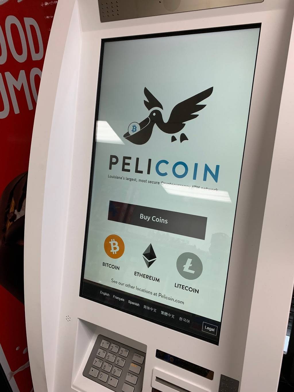 Pelicoin Bitcoin ATM | 3400 Franklin Ave, New Orleans, LA 70122, USA | Phone: (855) 735-4264