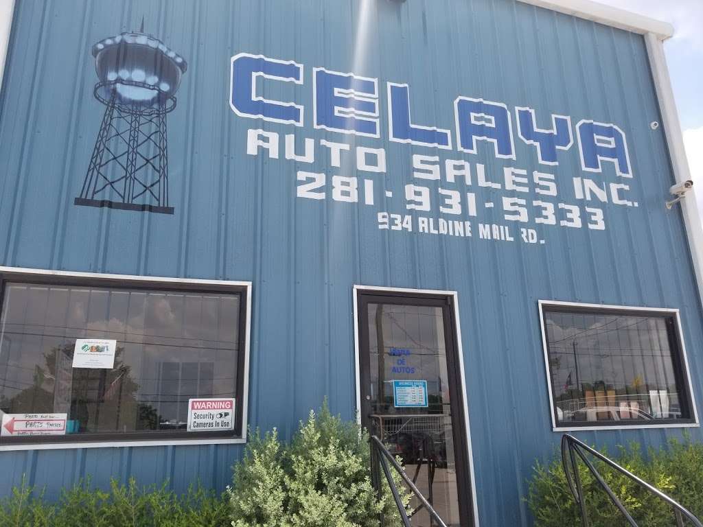 Celaya Auto Sales Inc | 1925, 934 Aldine Mail Rte Rd, Houston, TX 77037, USA | Phone: (281) 931-5333