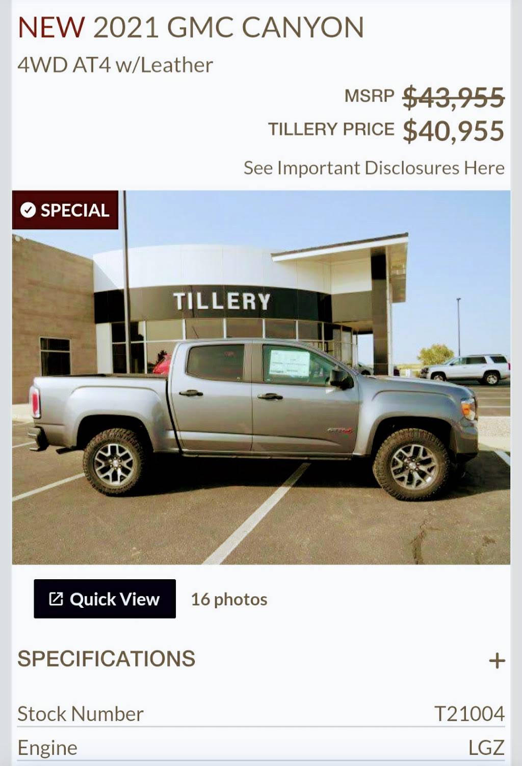 Tillery Buick Gmc, Llc | 2221 Autumn Brush Rd NW, Los Lunas, NM 87031, USA | Phone: (505) 859-7785