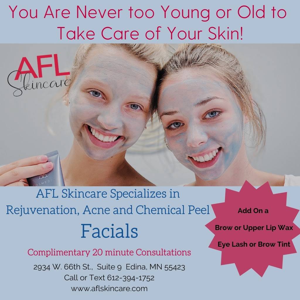 AFL Skincare | 2934 W 66th St Suite 9, Edina, MN 55423, USA | Phone: (612) 394-1752
