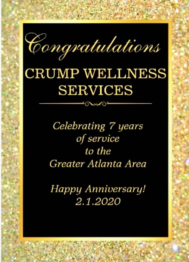 Crump Wellness Services | 134 Powers Ferry Rd, Marietta, GA 30067, USA | Phone: (678) 815-7700