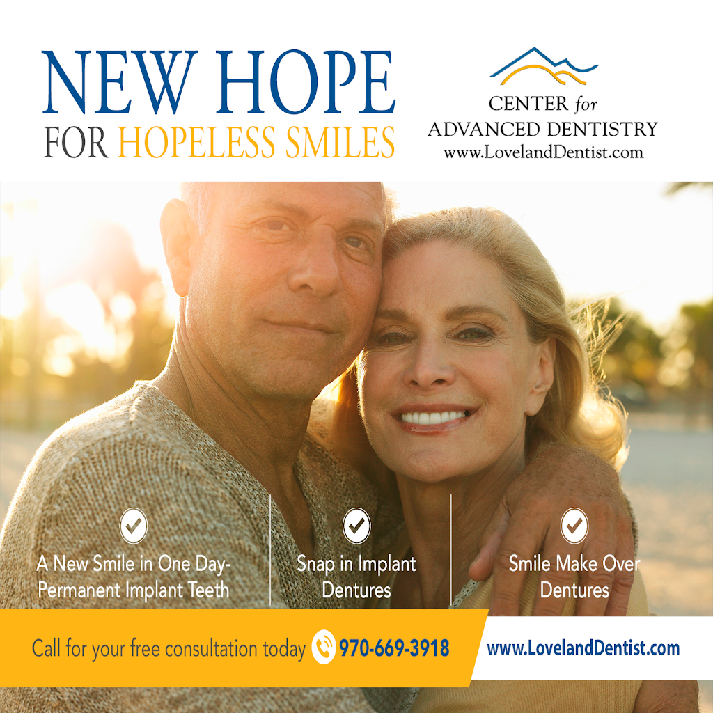 Center for Advanced Dentistry | 2641 Abarr Dr, Loveland, CO 80538, USA | Phone: (970) 669-3918