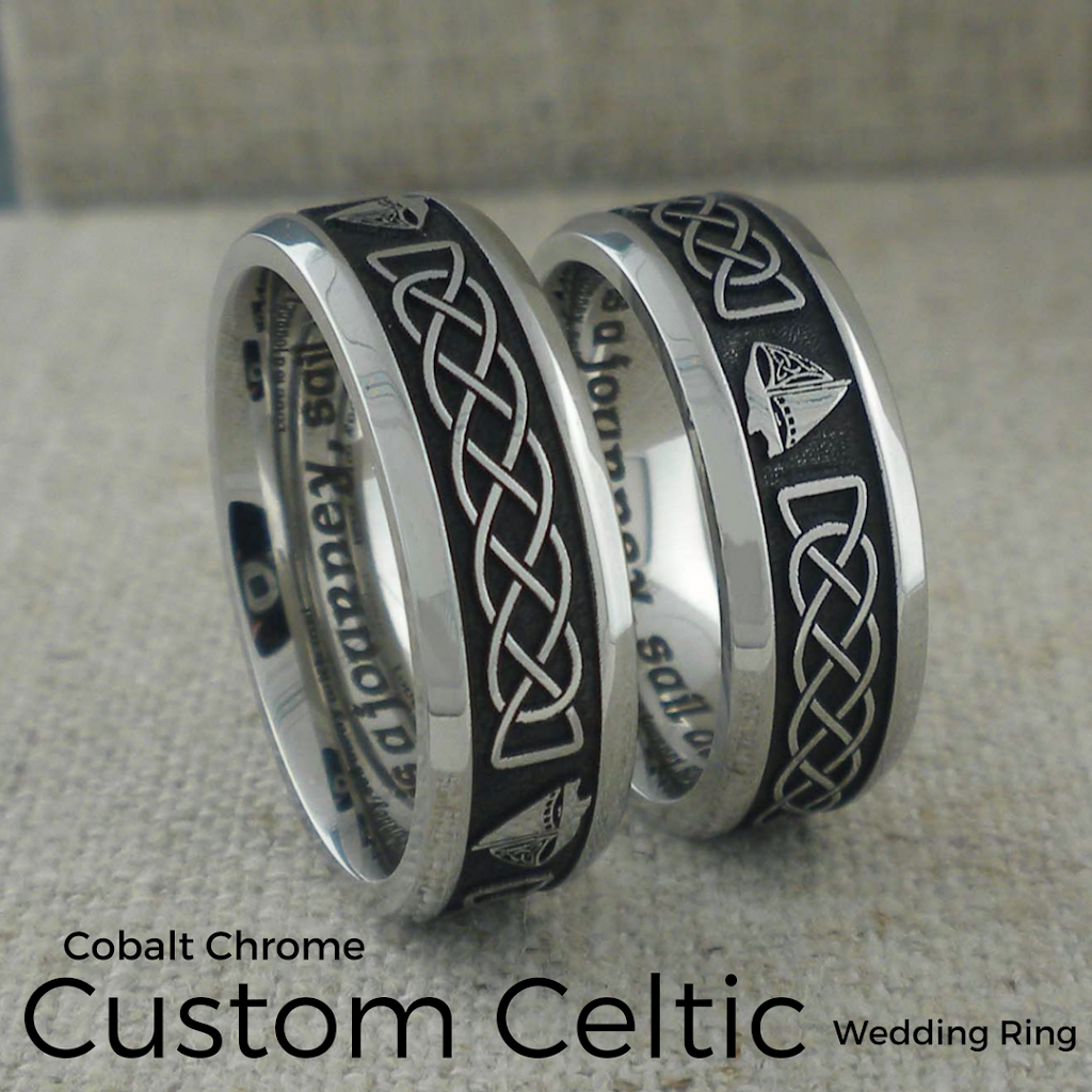 Unique Celtic Wedding Rings, Basil-Ltd & Unique Titanium Wedding | 345 Merrick Rd, Robbinsville, NJ 08691, USA | Phone: (609) 585-4127