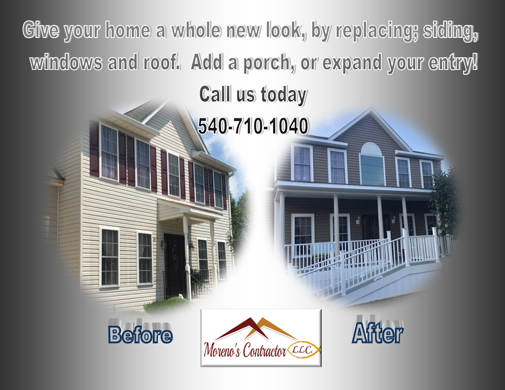 Morenos Contractor LLC. | 9410 Northeast Drive Suite A4, Fredericksburg, VA 22408, USA | Phone: (540) 369-8780