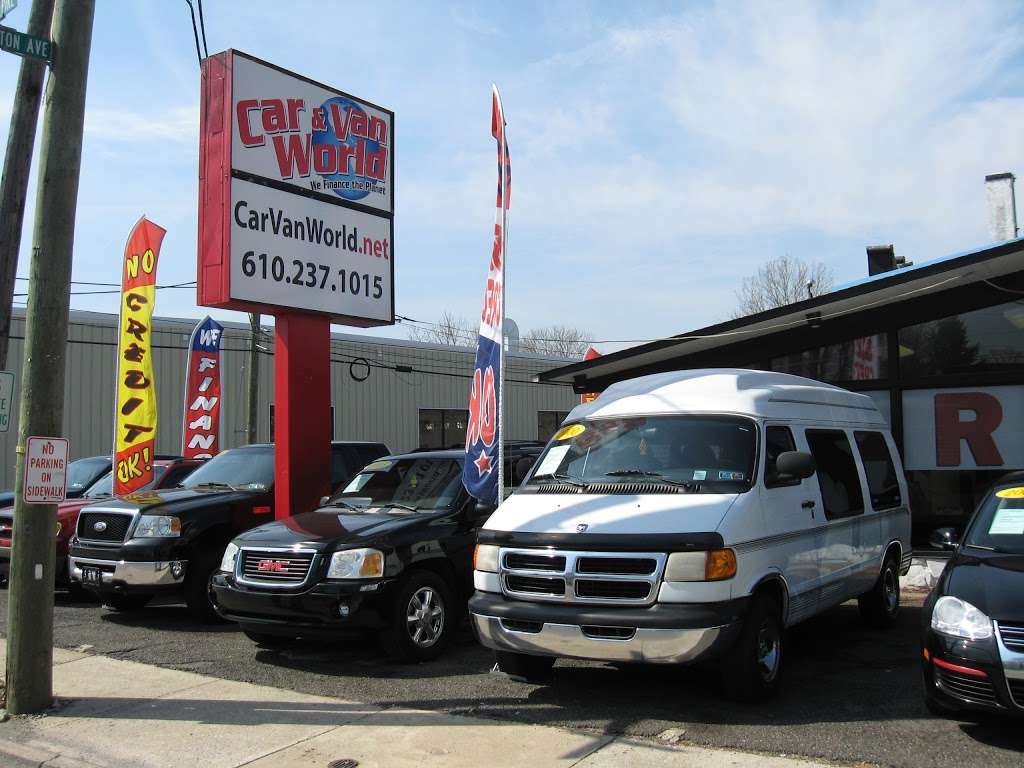 Car & Van World | 577 Chester Pike, Prospect Park, PA 19076, USA | Phone: (610) 237-1015