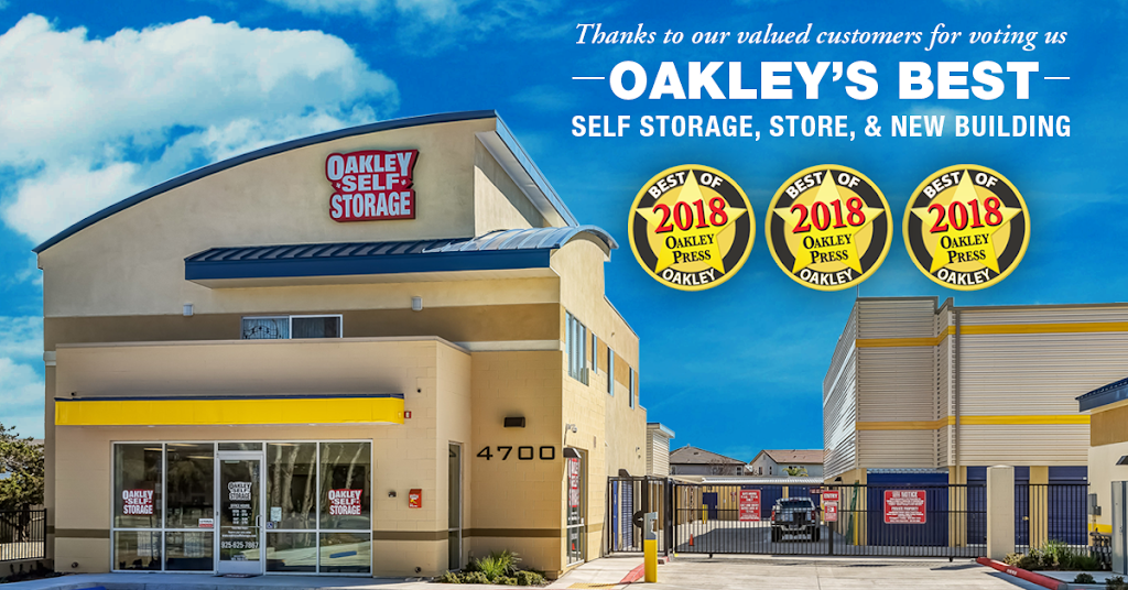 Oakley Self Storage | 4700 Main St, Oakley, CA 94561, USA | Phone: (925) 247-8940