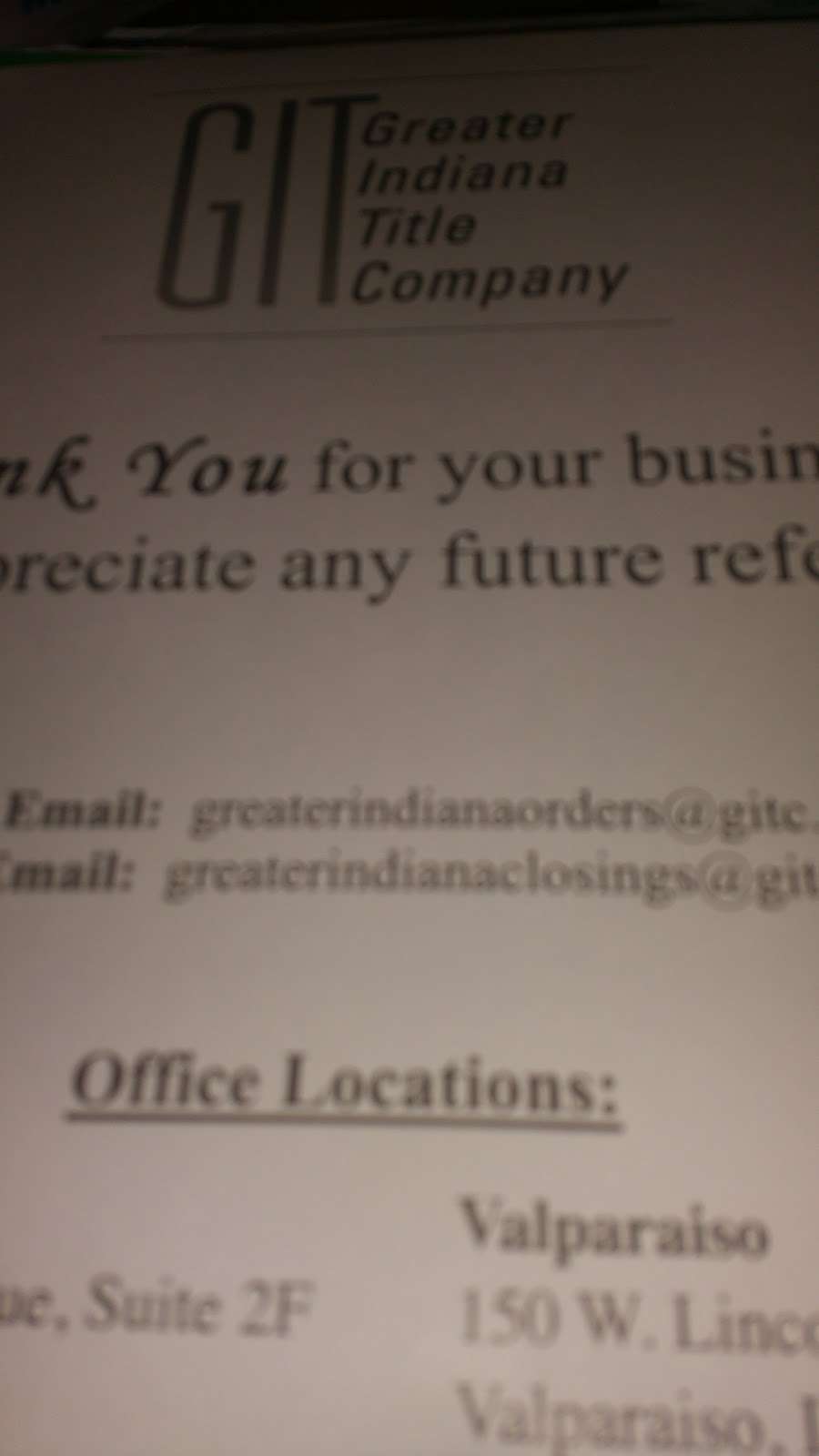 Greater Indiana Title Company | 8700 Broadway B, Merrillville, IN 46410, USA | Phone: (219) 641-6300