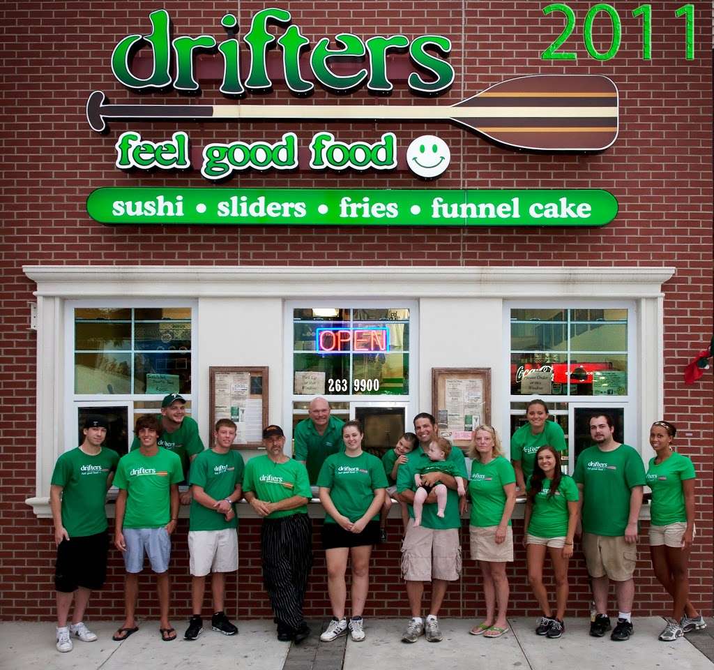Drifters Feel Good Food | 4009 Landis Ave, Sea Isle City, NJ 08243, USA | Phone: (609) 263-9900