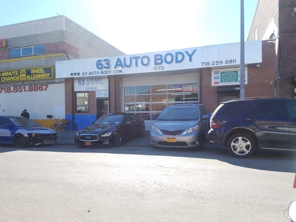 63 Auto Body | 1572 63rd St, Brooklyn, NY 11219, USA | Phone: (718) 259-8811